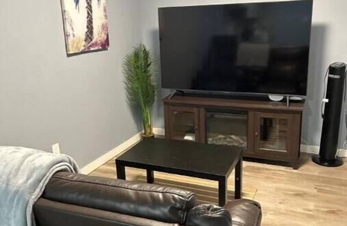 West Edmonton Apartment | Adorable 1 bedroom basement suite with fire place