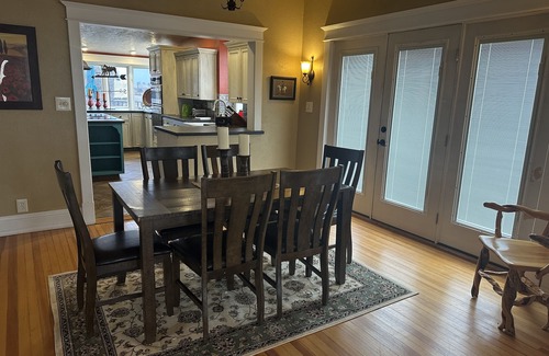 Eaton House | Adorable Farmhouse within steps of Double Check Arena!