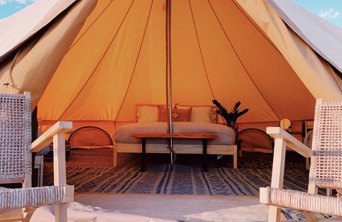 Juab County House | Adorable glamping Tent on private sandy beach
