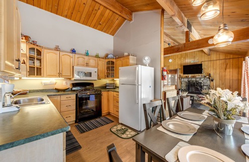 Big Bear House | Adorable home with forested deck & yard - minutes to the heart of town