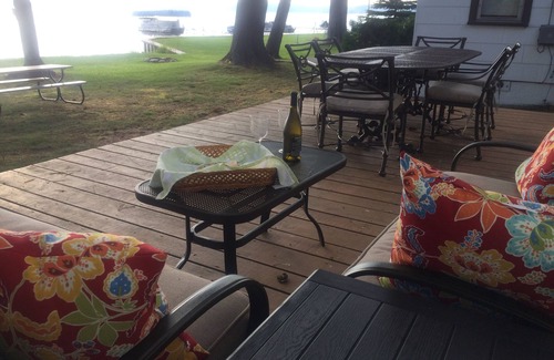 Fife Lake House | Adorable Lake Front Home with 115 Ft of Private Beach.