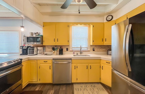 North Glade Hills House | Adorable Lakefront Cottage with Hot Tub and Dock! Pet friendly