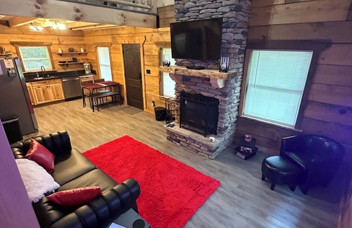 Spring Hill Cabin | ADULT ONLY Naughty Pines log cabin located in South Charleston, WV