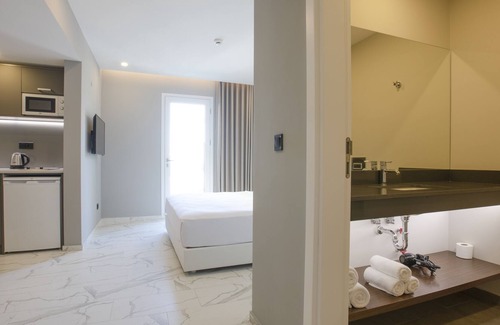 Cesme Apartment | AEGEAN Apartments Cesme - Studio Room, Double Bed with Kitchen