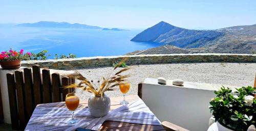 Ano Meria Apartment | Aegean Balcony