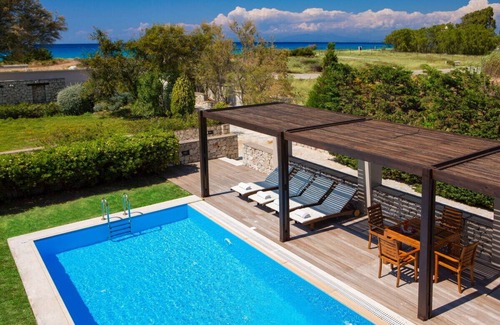 Agios Ioannis Villa | Aeriko-Gorgona Beachfront Villa with Stunning View and Private Pool