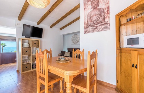 Benajarafe Apartment | Air-Conditioned Apartment Directly on the Beach with Amazing View, Terrace & Wi-Fi