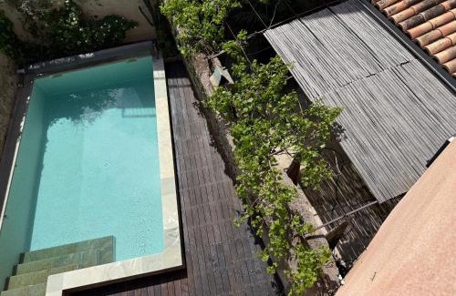Monticello Villa | Air-conditioned authentic village house with sea view, terraces and swimming pool