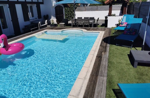 Anglet House | Air-conditioned house with heated pool and retractable dome located in Anglet