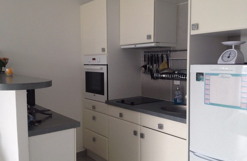 Patrimonio Apartment | Air-conditioned studio, panoramic view on St-Florent and its gulf, Access beach.
