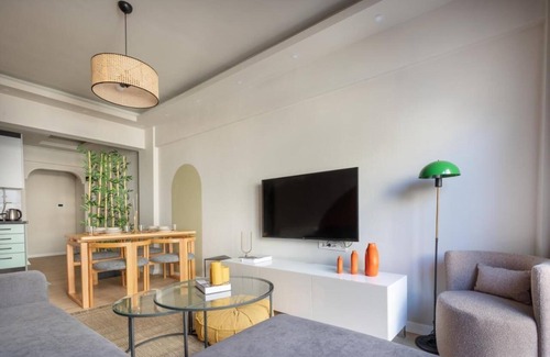 Asmali Mescit Condo | Air-conditioned, WiFi, 1 bedroom and 1 living room apartment in Galata.