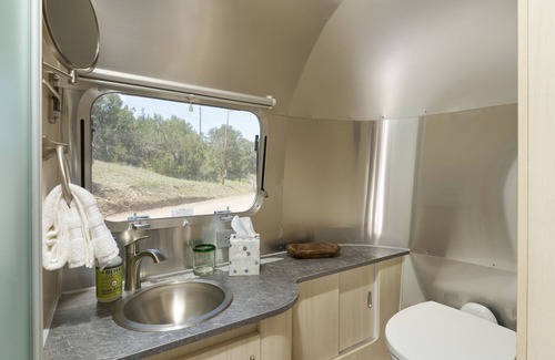 Zuzax House | Airstream New Mexico Glamping Tijeras hiking