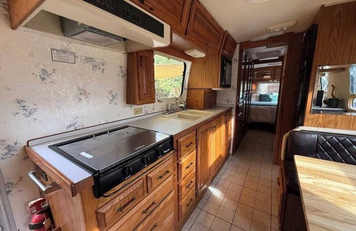 Lawton House | Airstream w flush toilet, city water, hot tub