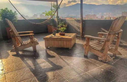 Envigado Apartment | Airy Penthouse with Private Rooftop Terrace bordering El Poblado