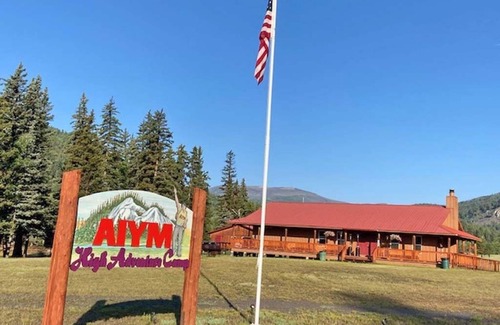Alamosa Cabin | AIYM Camp Riverfront Cabin #1. In the Rio Grande National Forest, Alamosa Canyon