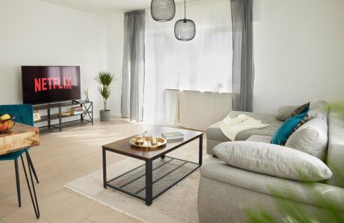 Walldorf Apartment | Ajko Homes - Design Apartment - Parkplatz - Balkon - Netflix - 6 Pers