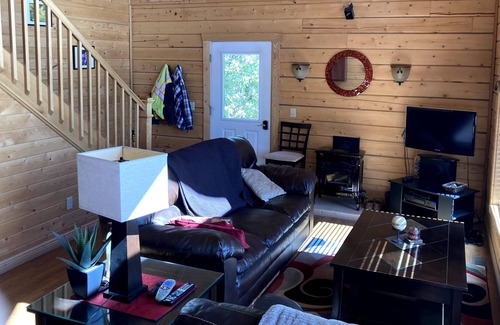 Delta Junction House | Alaska Range Hideaway luxury cabin w/ mountain view
