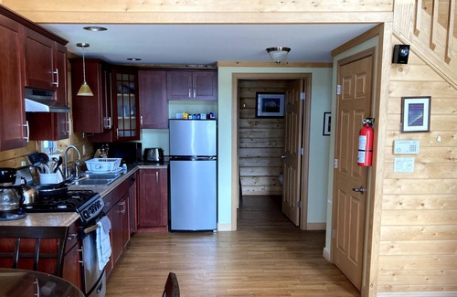 Delta Junction House | Alaska Range Hideaway luxury cabin w/ mountain view