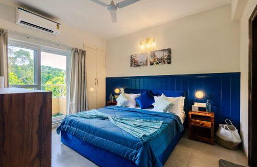 Candolim Apartment | Alaya Stays 1 BHK with Balcony & Pool - Veera Marina