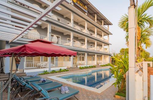 Morjim Hotel | Alaya Stays Gracias Retreat near Ashvem Beach 3 minutes Walk From The Beach