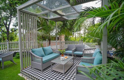 Bigha Villa | Alaya Stays Sky Paradise Pet-friendly Retreat With Gaming Zone, Home Theatre & Rooftop Gazebo