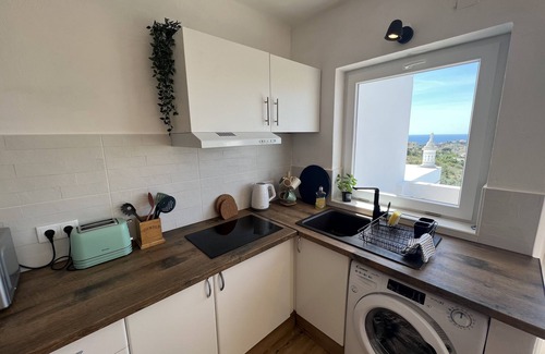 Patio Apartment | Albufeira Panoramic Sea & Marina view apartment, pool, center 15 min walk