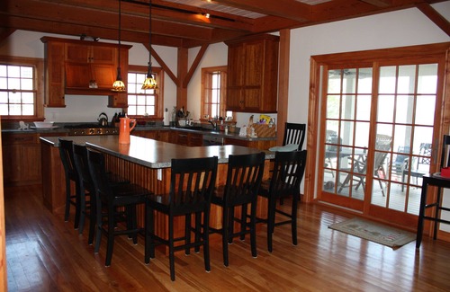 Alburg House | Alburgh Lake Front Rental - Luxurious Post & Beam