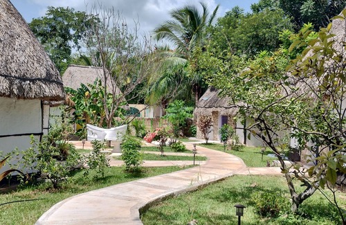 Izamal House | Aldea Maya Toktli Orígenes: Pool + Wifi-Starlink + Sustainability Tour