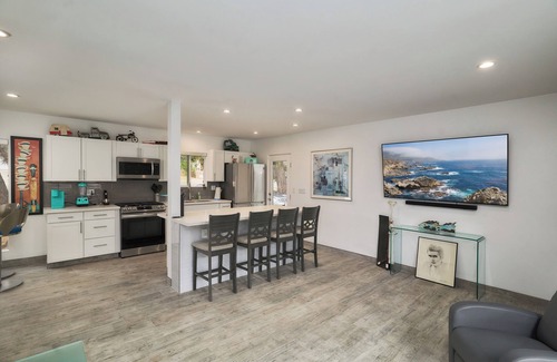 Yucca Valley House | Alexander Teal Modern Home With Outdoor Fire-pits & Life Size Games!