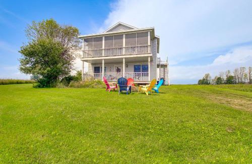 Algoma House | Algoma Vacation Rental with Fire Pit and Lake Views!