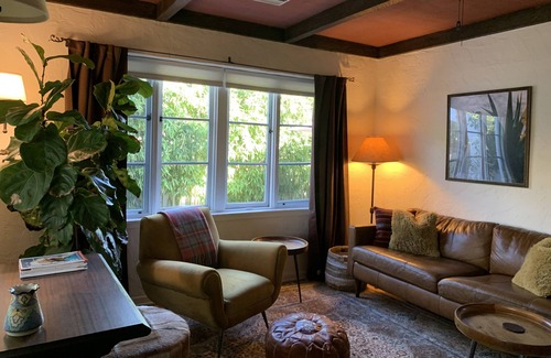 Ojai House | Aliso Street Adobe in Downtown Ojai with Brilliant Morning Sunshine