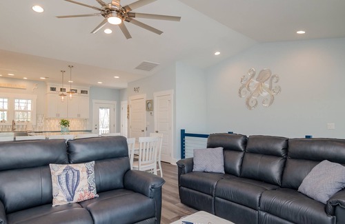 Yaupon Beach House | All Decked Out: Spectacular Home with Pool, Elevator, Ample Outdoor Living Space
