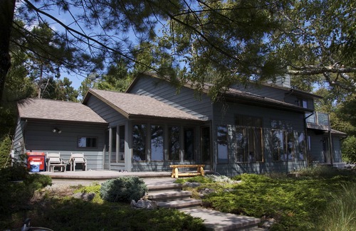Sturgeon Bay House | All-Season home, 200 ft. of beachfront, spectacular views of Lily Bay
