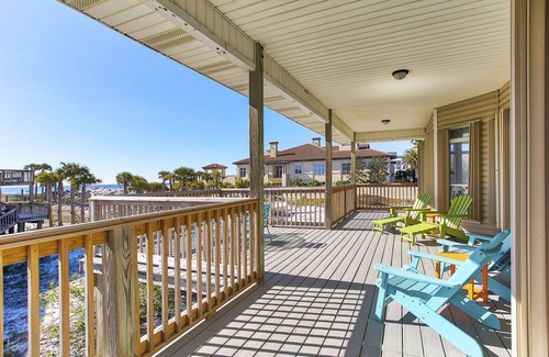 Tang-O-Mar House | All Tide Up - Miramar Beach! Gulf Views! Steps to the Beach! Great Porch Space!
