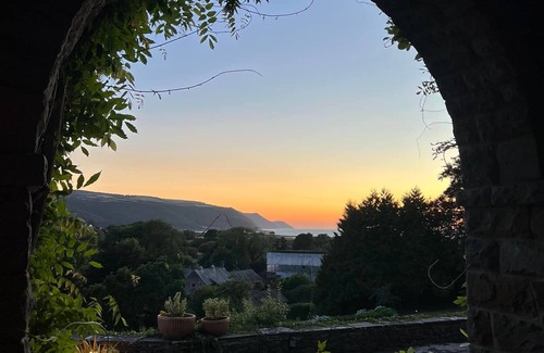Bossington Apartment | Allerford View apartment with glorious Exmoor views in Bossington Hall