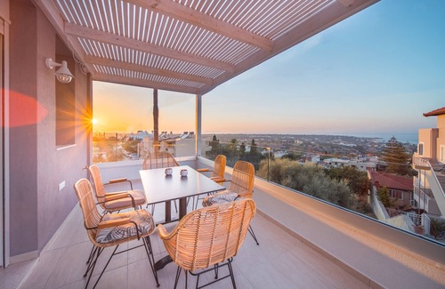 Piskopiano Villa | Aloni 3 bedroom Sea View Villa, sleeps 7 persons
