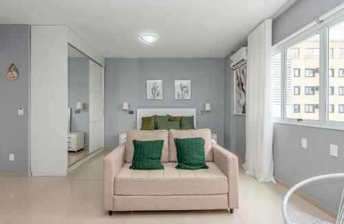 Alphaville Industrial Apartment | Alphaville-Industrial com cozinha-piscina e academia-500mega