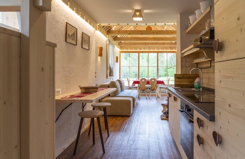 Ukanc Apartment | ALPIK Chalets - Bohinj - A4 - Family Two-Bedroom Apartment - Terrace - Fireplace