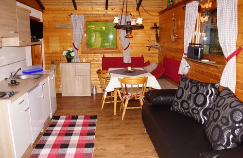 Krispl Cabin | Alpine hut in secluded location on the edge of the forest, with forest playground for children
