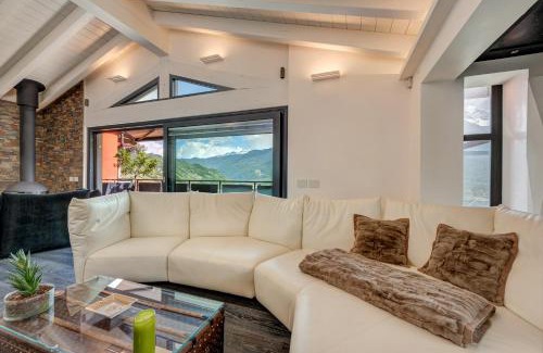 Casacce Apartment | Alpine Luxury Penthouse - Private Gym & Alps View