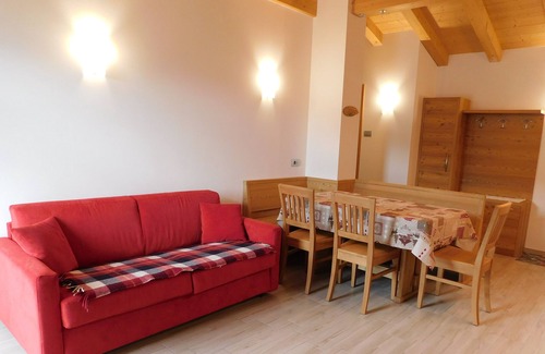 Vigo di Fassa Apartment | Alpine style apartment with beautiful view