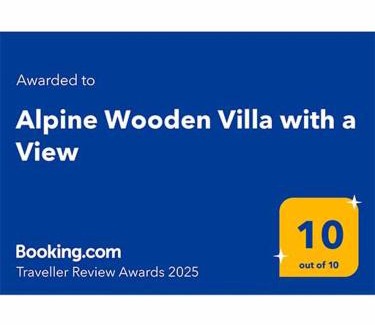 Gozd Martuljek Villa | Alpine Wooden Villa with a View