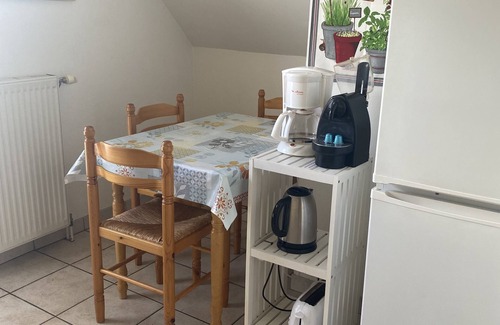 Oberhergheim Apartment | ALSACE air-conditioned gite available 17/7 to 27/7 near COLMAR bicycle garage