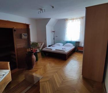 Moosburg Apartment | Altbau-Traum mit Riesen-Dachterrasse