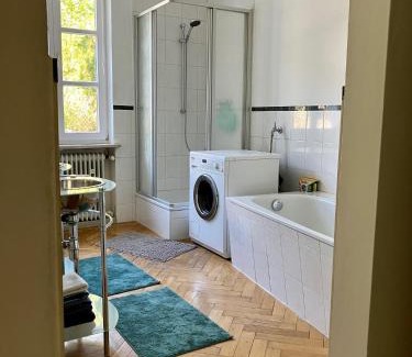 Moosburg Apartment | Altbau-Traum mit Riesen-Dachterrasse