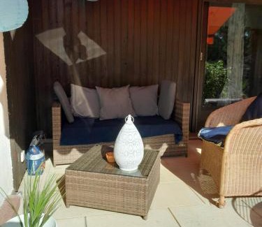 Langenbrucken Apartment | Alte Villa mit Terrasse