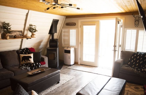 Overgaard House | Altitude Adjustment- Cozy little A-frame cabin