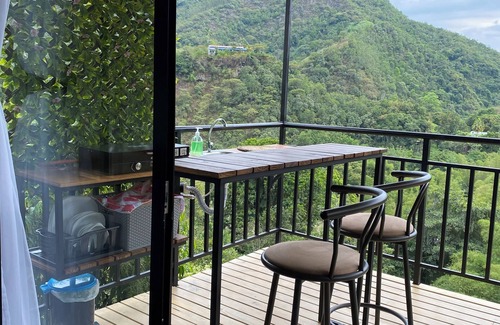 La Vega Cabin | Amari:cabaña Garzas, di Vega Cundinamarca. Balcón,terraza,jacuzzi