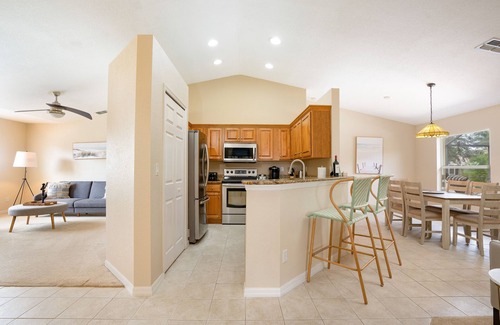 Trafalgar House | Amazing 3 Bed 2 Bath Heated Pool and Spa Home! 5 Min Walk to Golf Course!