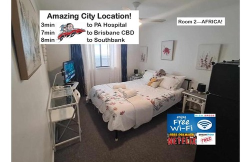 Annerley House | Amazing City Location-Private Room in a Share House-2 Rooms available!!